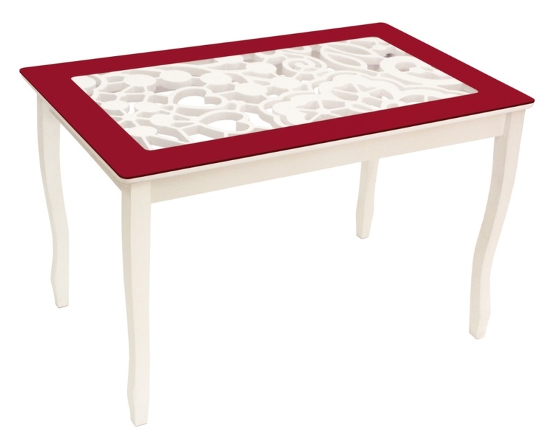 Фото Стол обеденный Стиль 2 Ажур III mini  от производителя Мебель из стекла в Геленджике по цене 11&nbsp;920 ₽