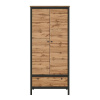Фото Шкаф Loft SZF2D1S (62) двухдверный от производителя Black Red White (БРВ) в Геленджике по цене 26&nbsp;620 ₽
