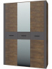 Фото Шкаф Куба ШР-3 (152) с зеркалом трехдверный от производителя Браво-мебель в Геленджике по цене 34&nbsp;620 ₽