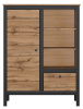 Фото Шкаф Loft REG1D1S/90 от производителя Black Red White (БРВ) в Геленджике по цене 16&nbsp;360 ₽