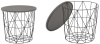 Фото Стол журнальный Halmar Mariffa от производителя Halmar  в Геленджике по цене 3&nbsp;520 ₽